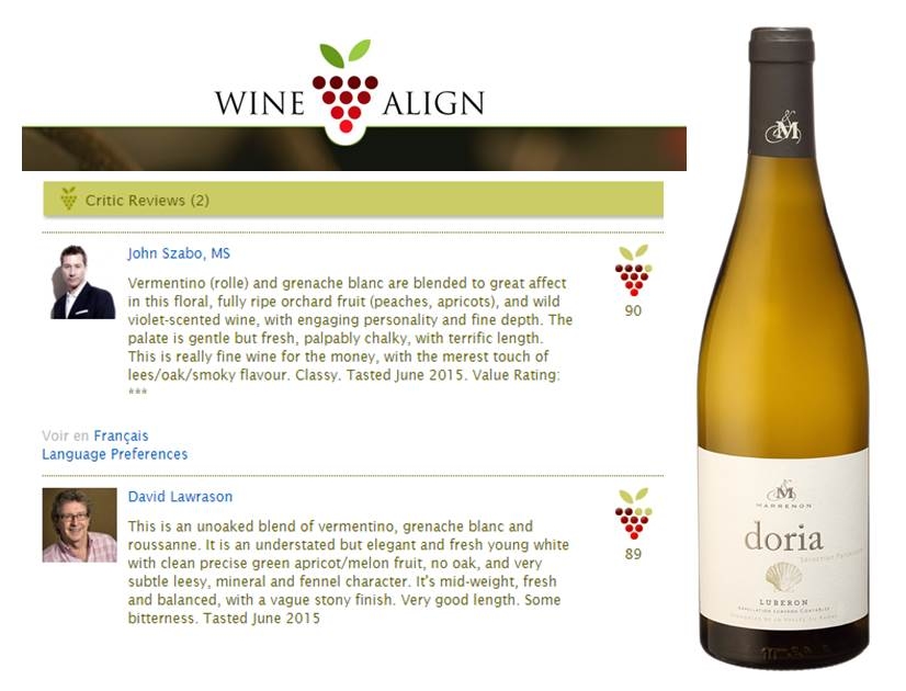 Doria Marrenon Wine Align Ontario